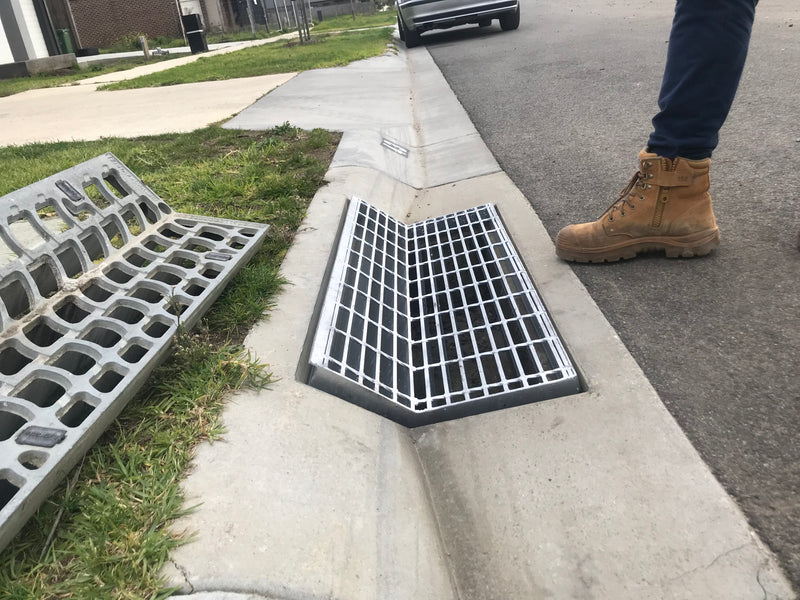 Galvanised V-Grates