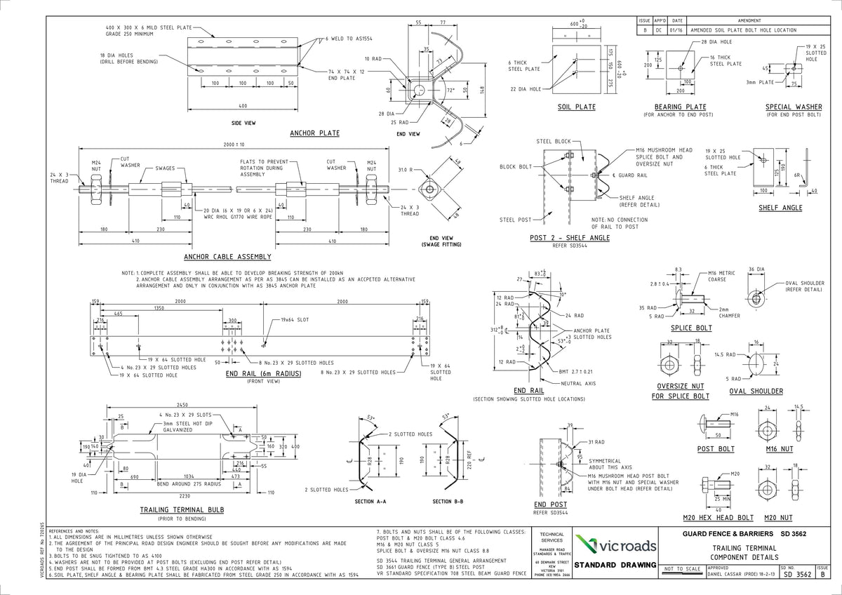 SD-3562 - Trailing Terminal Component Details