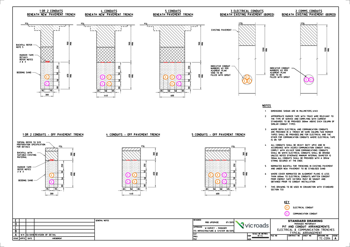 TC-2204 Electrical & Communication Trenches