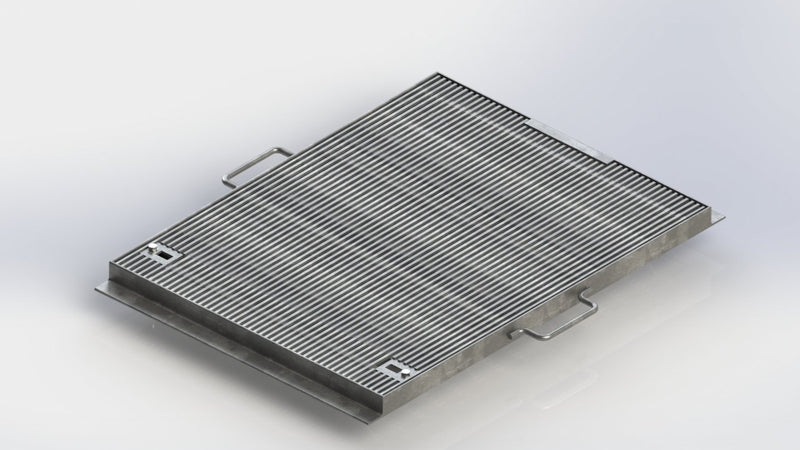 Stainless Steel Heelguard Grate & Frame
